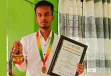 নাটোরের তরুণ আব্দুল্লাহর মালোয়েশিয়ায় স্বর্ণপদক অর্জন