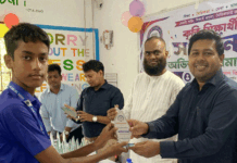 সিংড়ায় বিয়াম ল্যাবরেটরি স্কুলের কৃতি শিক্ষার্থীকে সংবর্ধনা